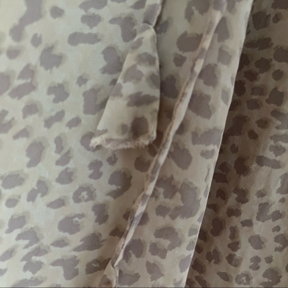 Bababaton silk midi dress in cream leopard print - Picture 5 of 13